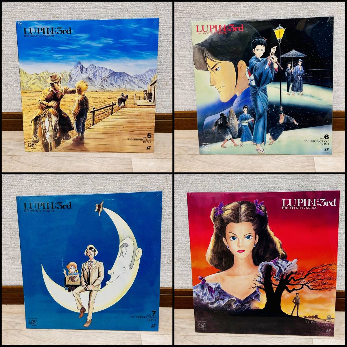 【未開封/状態OK】LUPIN THE 3rd/ルパン三世/テTVパーフェクション/第一作目/LD版/20枚と付属品特典BOX/次元/五右衛門/不二子/銭形/_画像3