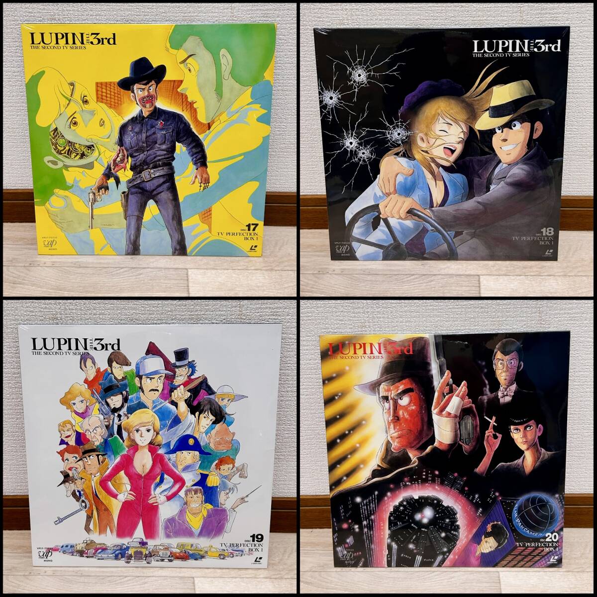 【未開封/状態OK】LUPIN THE 3rd/ルパン三世/テTVパーフェクション/第一作目/LD版/20枚と付属品特典BOX/次元/五右衛門/不二子/銭形/_画像6