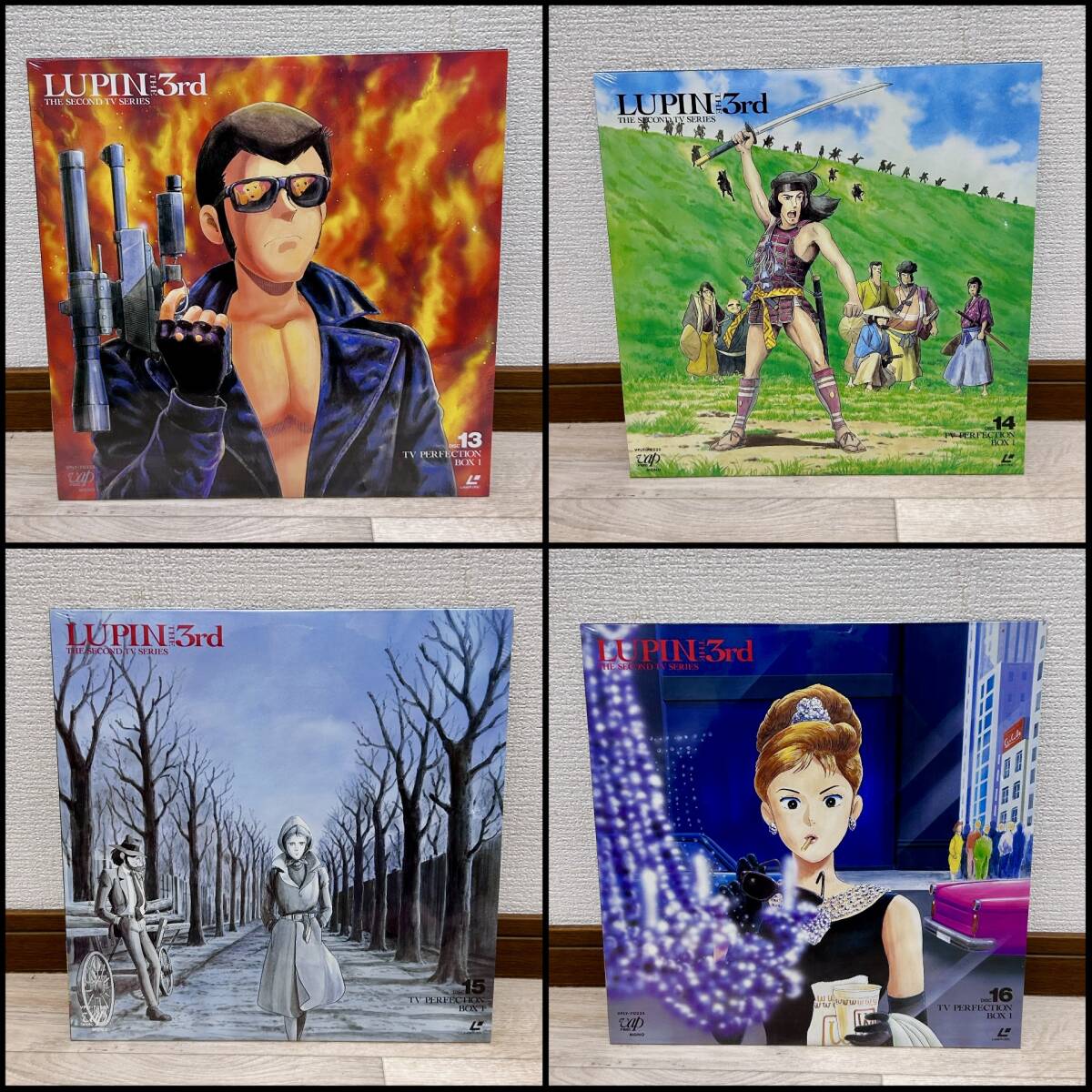【未開封/状態OK】LUPIN THE 3rd/ルパン三世/テTVパーフェクション/第一作目/LD版/20枚と付属品特典BOX/次元/五右衛門/不二子/銭形/_画像5