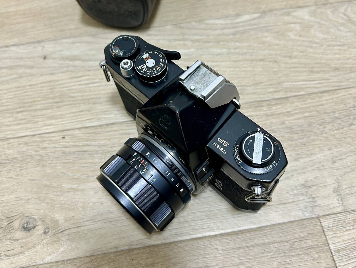 【⑮自宅保管品】PENTAX/ペンタックス/SPOTMATIC/SP/一眼レフカメラ/1964年代～/旭光学/現RICOH/レンズ/Takuma/1:1.8/55/昭和レトロ/_画像3
