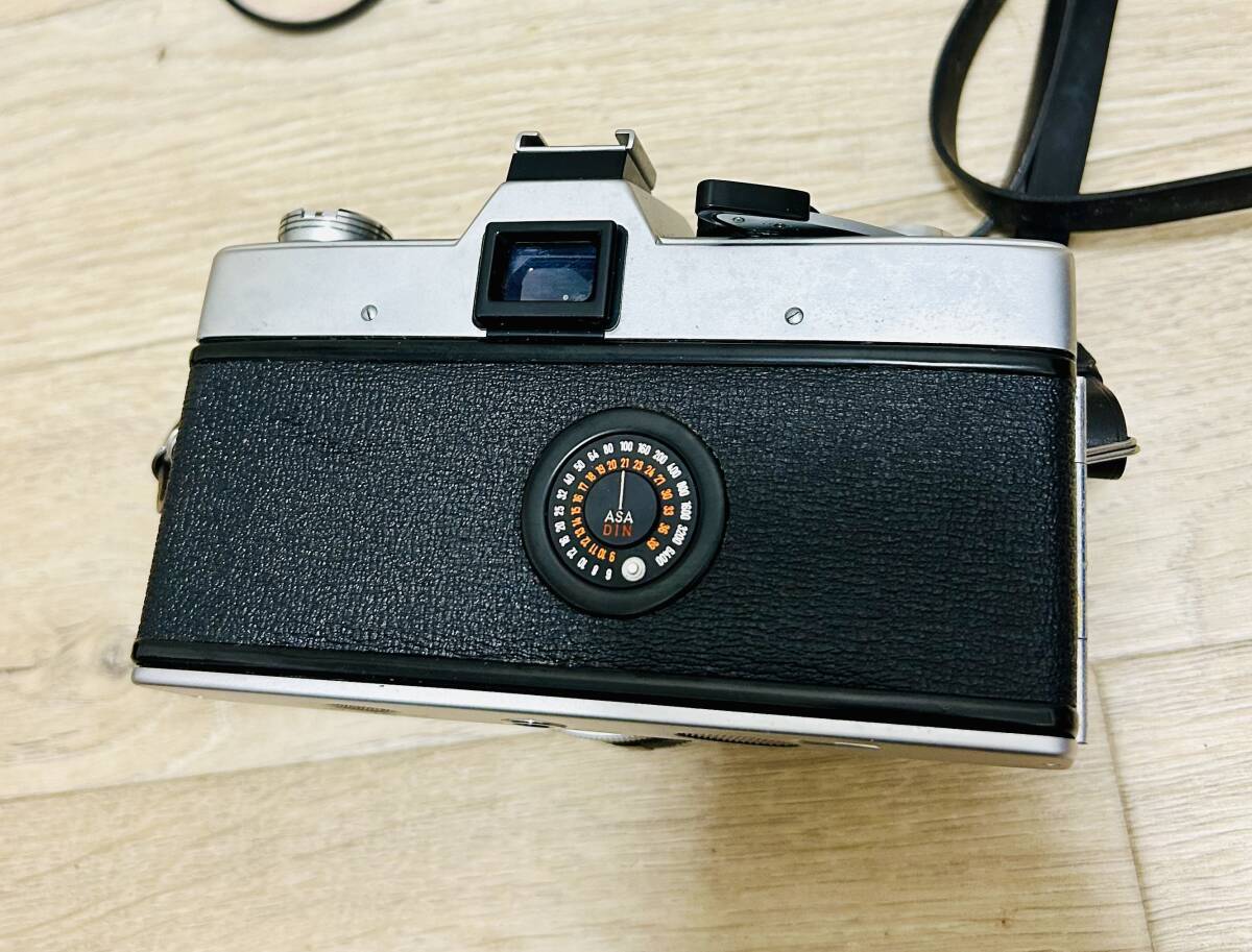 【⑯自宅保管品】MINOLTA/ミノルタ/SRT101 /世界発分割測光/1966年代～発売/一眼レフカメラ/レンズ/MC ROKKOR-PF/58ｍｍ ｆ/1.4_画像5