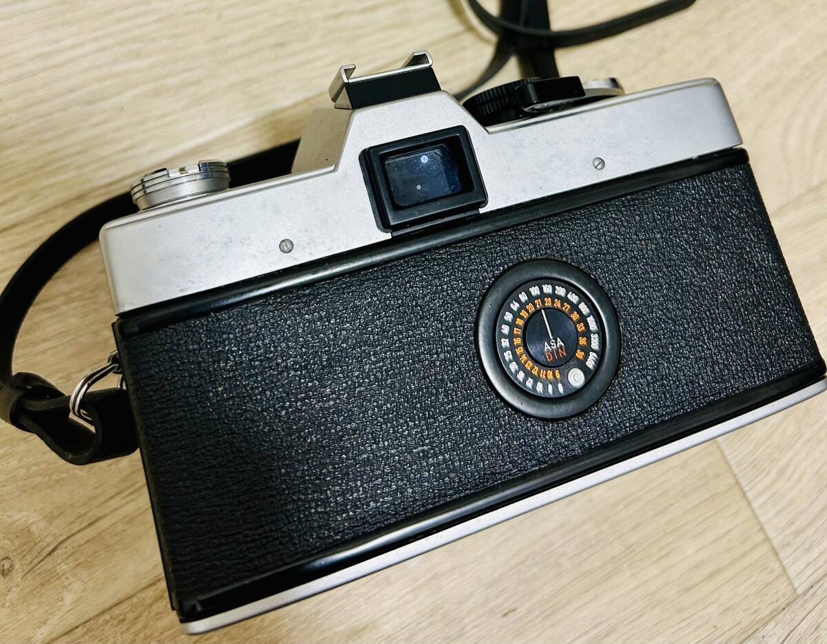 【⑯自宅保管品】MINOLTA/ミノルタ/SRT101 /世界発分割測光/1966年代～発売/一眼レフカメラ/レンズ/MC ROKKOR-PF/58ｍｍ ｆ/1.4_画像6
