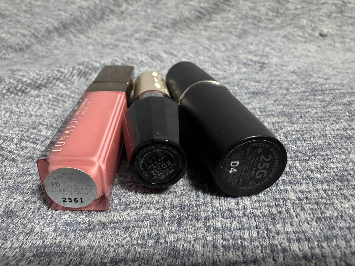 LUNASOL　コスメデコルテ　マキアージュ　リップ３点まとめ売り_画像2