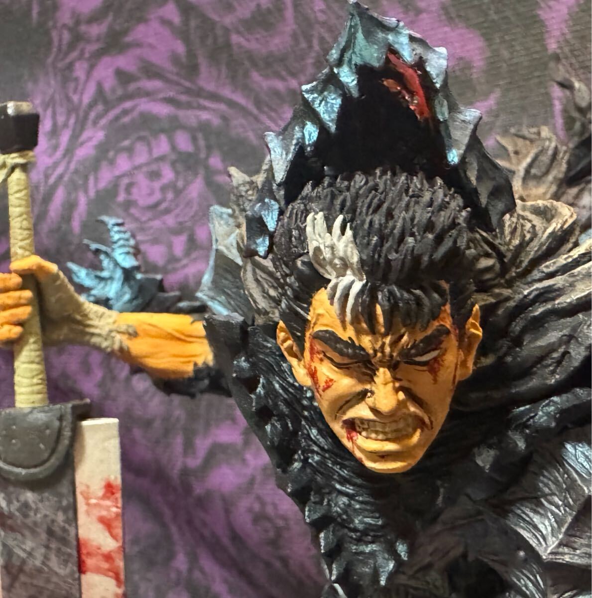 【リペイント】一番くじ ベルセルク 反撃の誓い A賞 ガッツ 二次元彩色 MASTERLISE フィギュア BERSERK 原作風_画像7