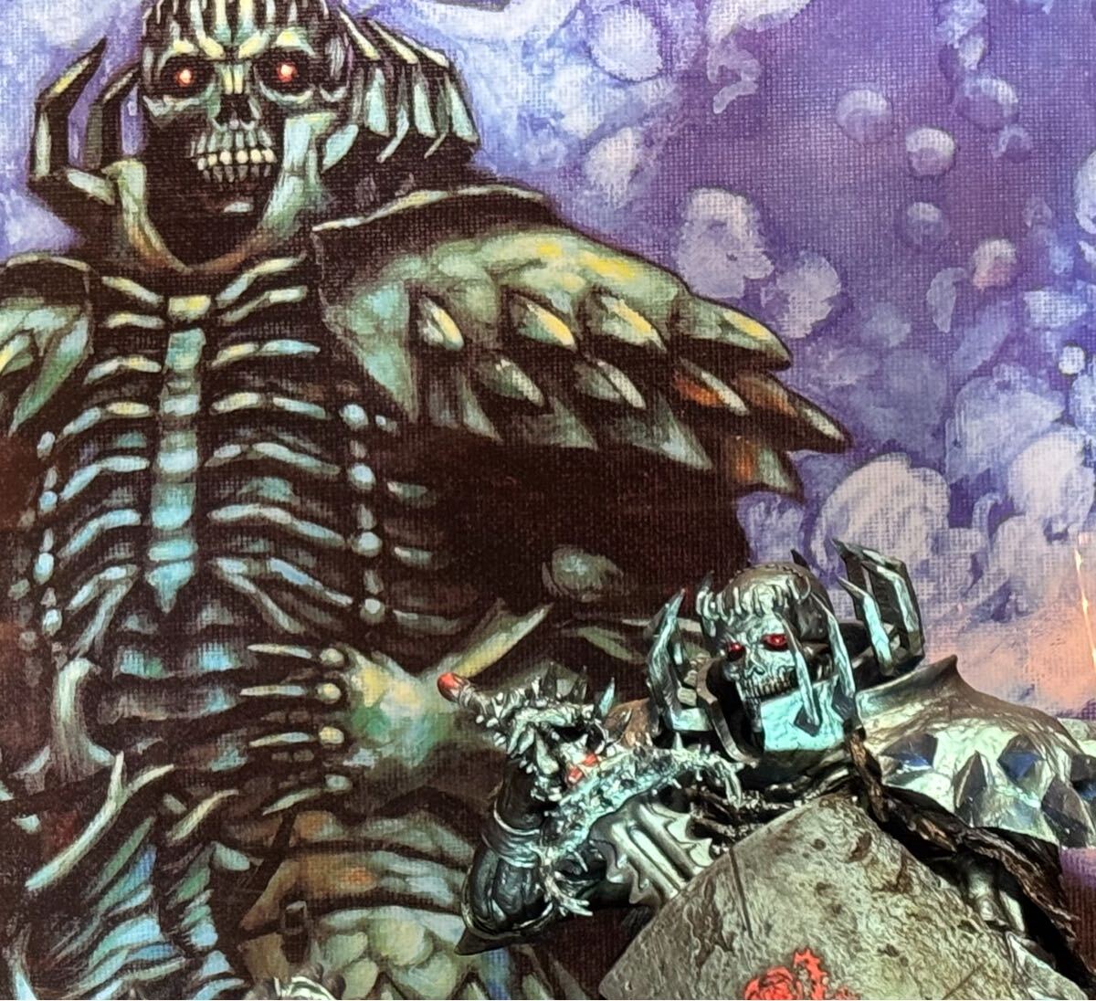 【リペイント】一番くじ ベルセルク 反撃の誓い B賞 髑髏の騎士MASTERLISE フィギュア 二次元塗装 2次元彩色 原画風塗装_画像7