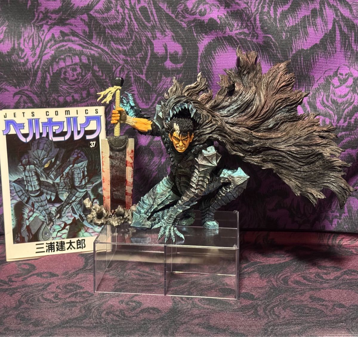 【リペイント】一番くじ ベルセルク 反撃の誓い A賞 ガッツ 二次元彩色 MASTERLISE フィギュア BERSERK 原作風_画像1