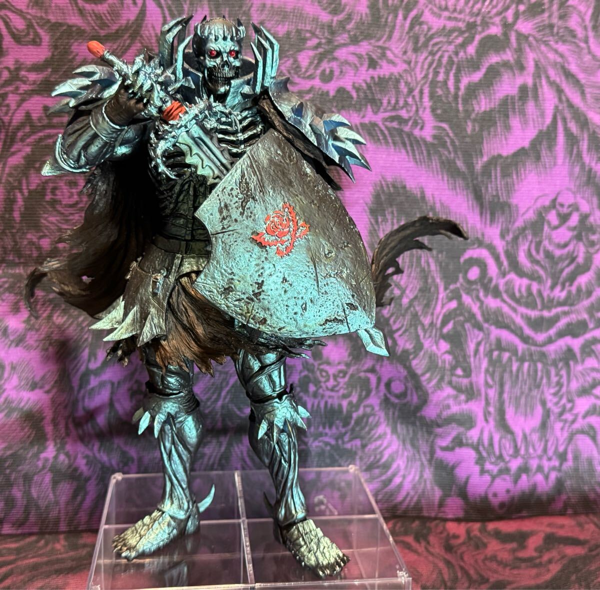 【リペイント】一番くじ ベルセルク 反撃の誓い B賞 髑髏の騎士MASTERLISE フィギュア 二次元塗装 2次元彩色 原画風塗装_画像1