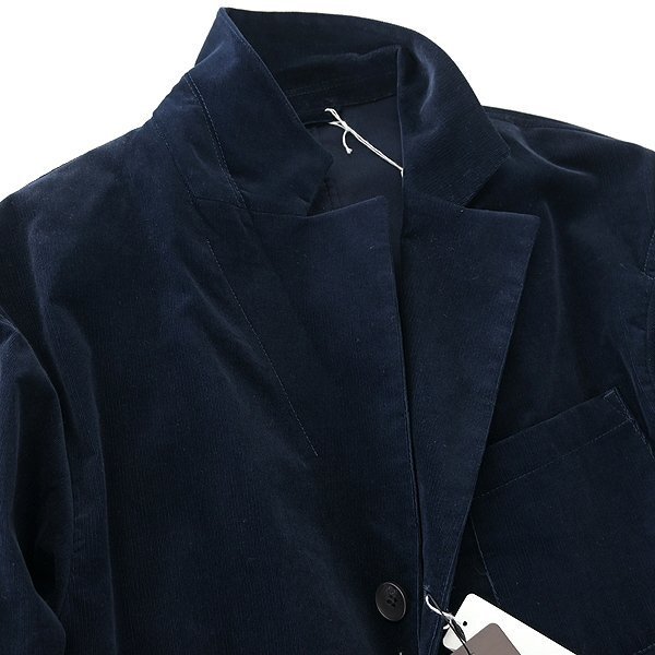 新品 クリスチャンオラーニ 秋冬 ストレッチ コーデュロイ ジャケット Wide-L(幅広L) 紺 【J41668】 AB6 CHRISTIAN ORANI 羽織り ネイビー_画像5
