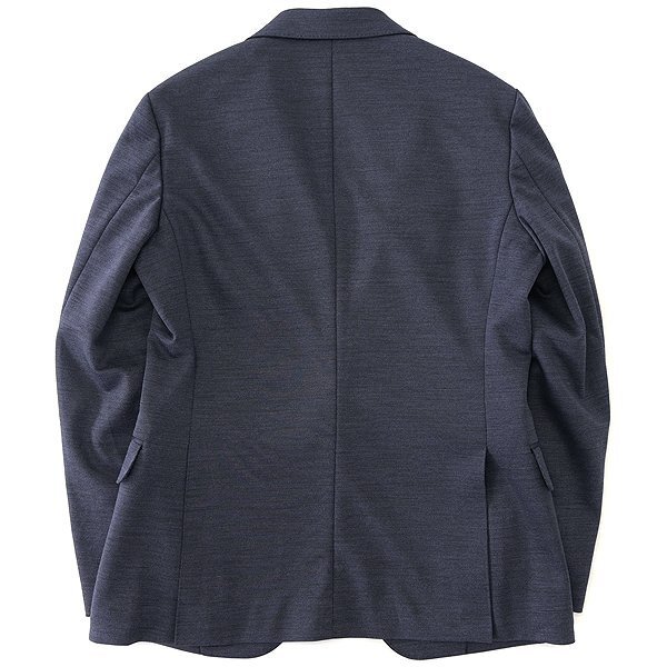 新品 7.4万 マッキントッシュロンドン FLEX JERSEY モックロディ ジャケット 40(L) 紺 【J47278】 秋冬 ピンドット ジャージー ウール_画像2