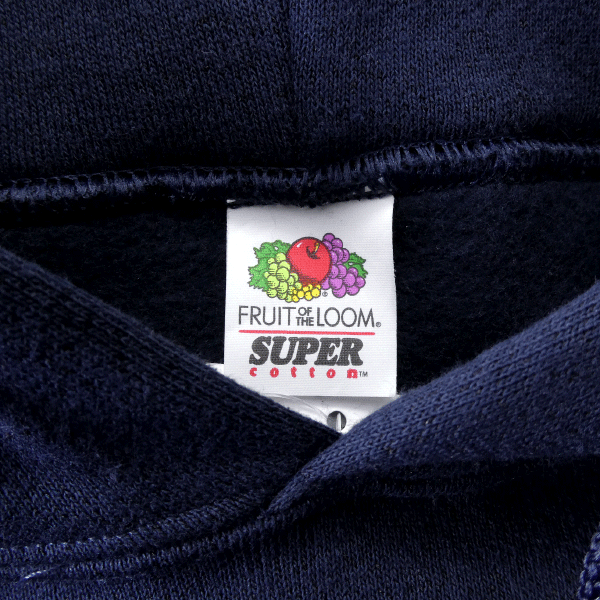 新品 フルーツオブザルーム 中厚 裏起毛 スウェット パーカー XL 紺 【I44378】 FRUIT OF THE LOOM メンズ ブルゾン 無地 シンプル_画像9