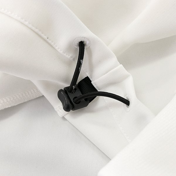 新品 ジーステージ コンビ ジャージー プルオーバー パーカー 50(XL) 白 灰 【6-30405_1_50】 秋冬 G-stage フード フーディー ゴルフ_画像6