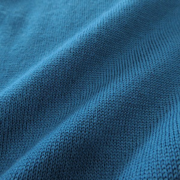 新品 3.3万 マッキントッシュロンドン 14G ウォッシャブル モックネック ニット L 青 【I47226】 秋冬 メンズ ウール セーター ハイゲージ_画像6