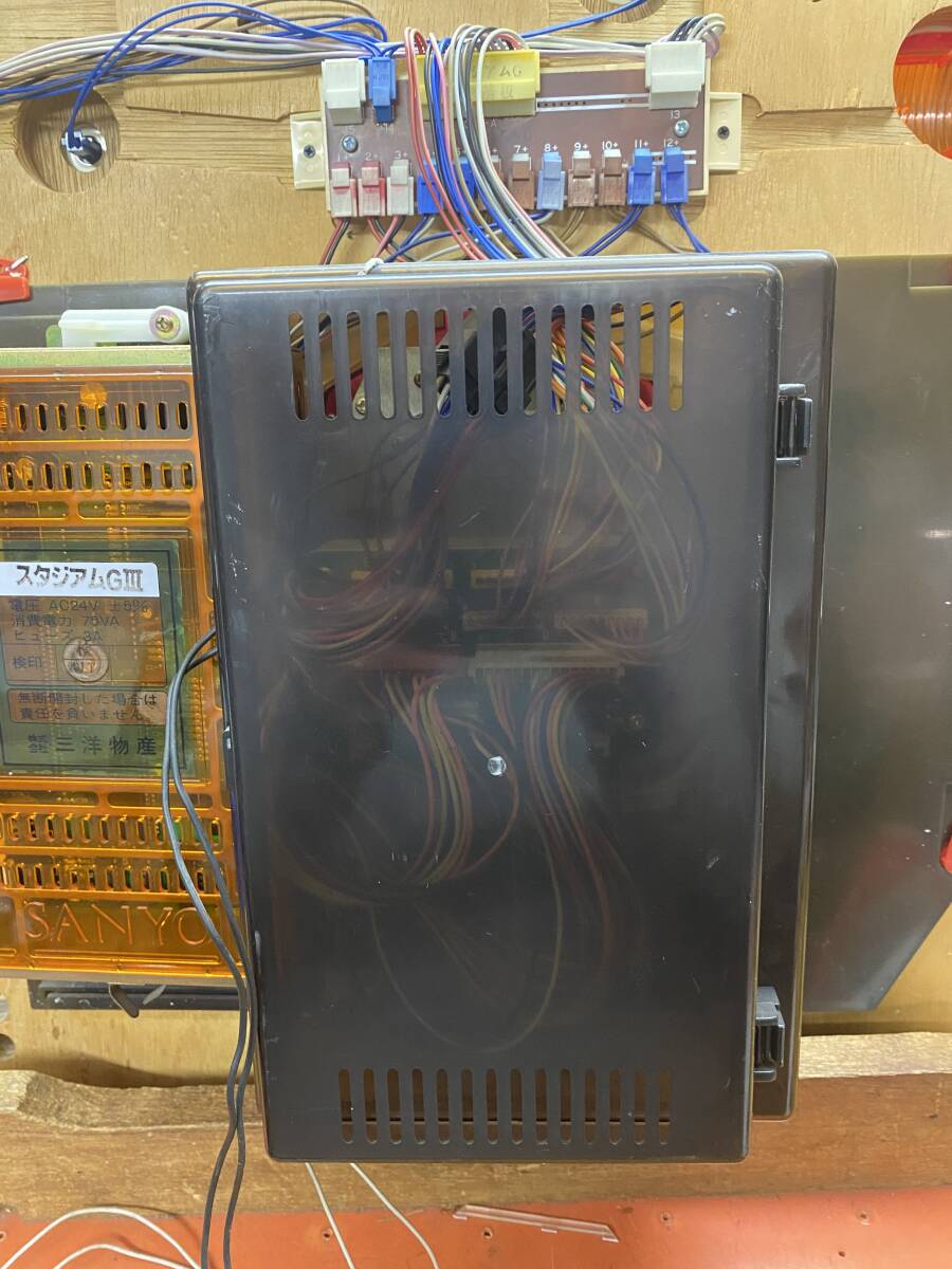  retro патинко cell основа { Stadium GⅢ} Sanyo очень редкий перо предмет 