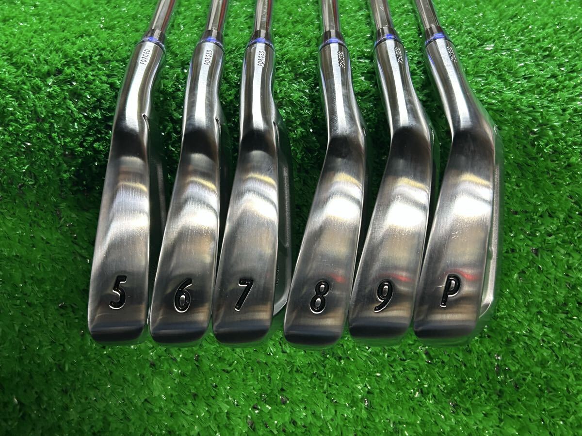 【小平プロ使用モデル】三浦技研 TC-102 #5〜Pw 6本 DGツアーイシューEX S200ウェイトロック【中古美品】_画像2