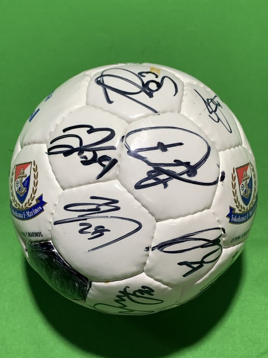 adidas アディダス Yokohama F Marinos 多数寄せ書き 直筆サイン入り サッカーボール AJ1113 SIZE 2 1F_画像5