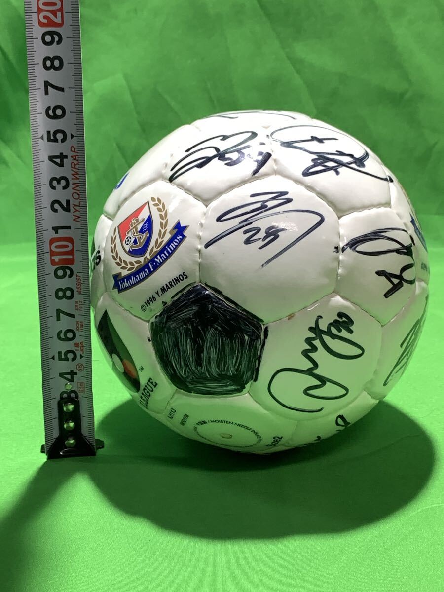 adidas アディダス Yokohama F Marinos 多数寄せ書き 直筆サイン入り サッカーボール AJ1113 SIZE 2 1F_画像10