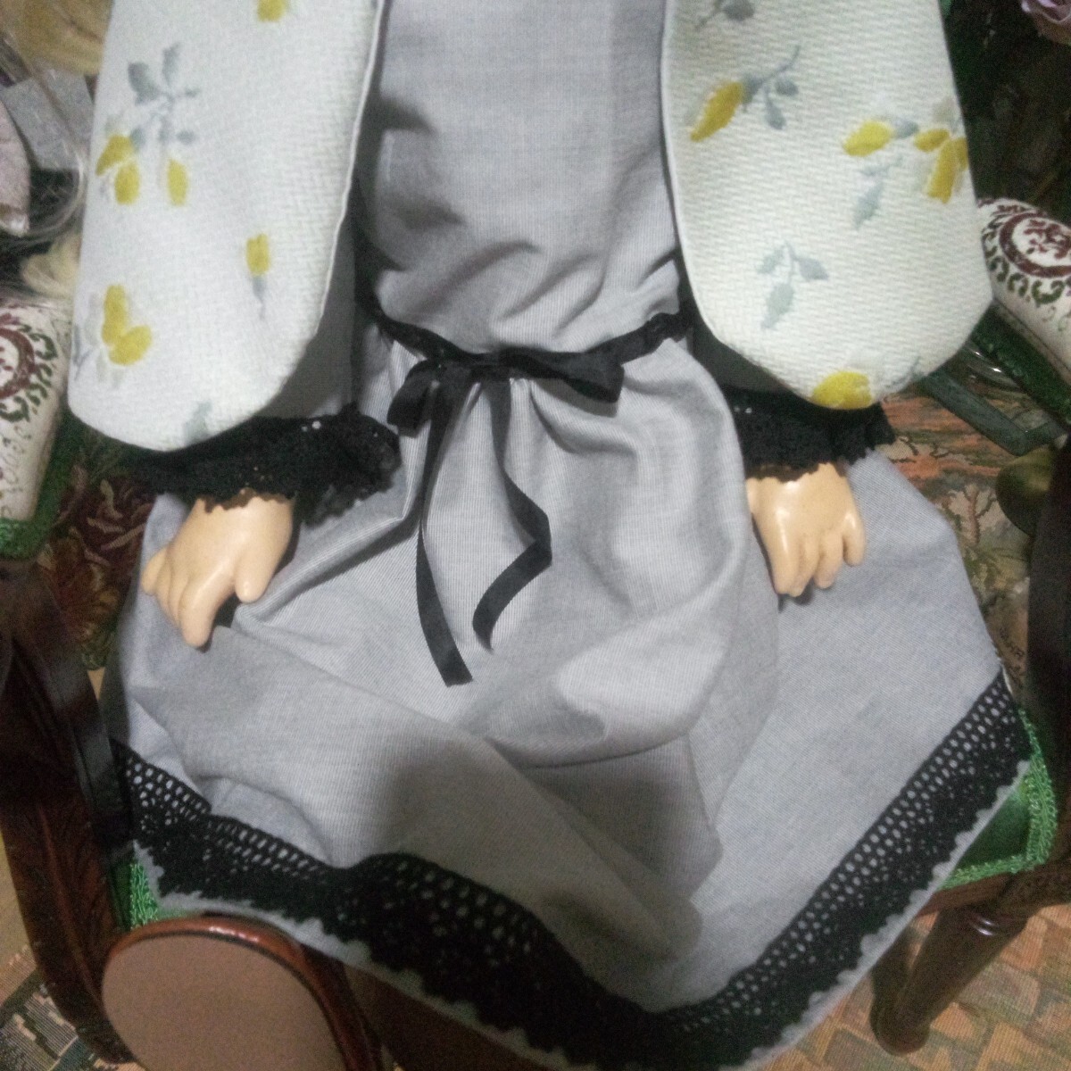 ビスクドレス　帽子　ケープ_画像2