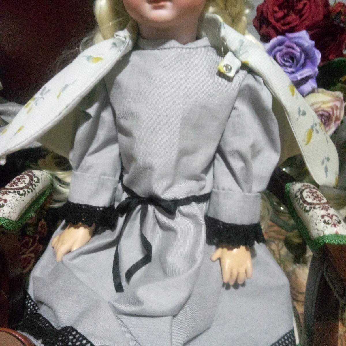 ビスクドレス　帽子　ケープ_画像4