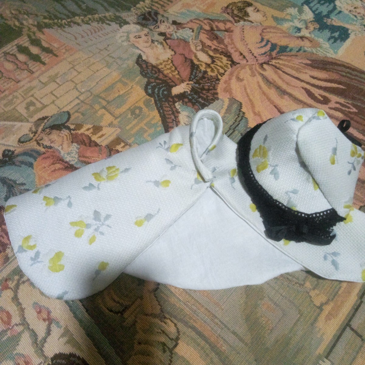 ビスクドレス　帽子　ケープ_画像5