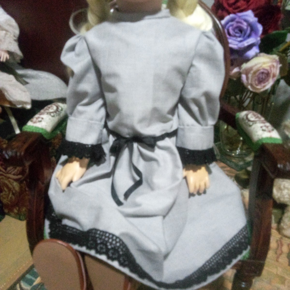 ビスクドレス　帽子　ケープ_画像6