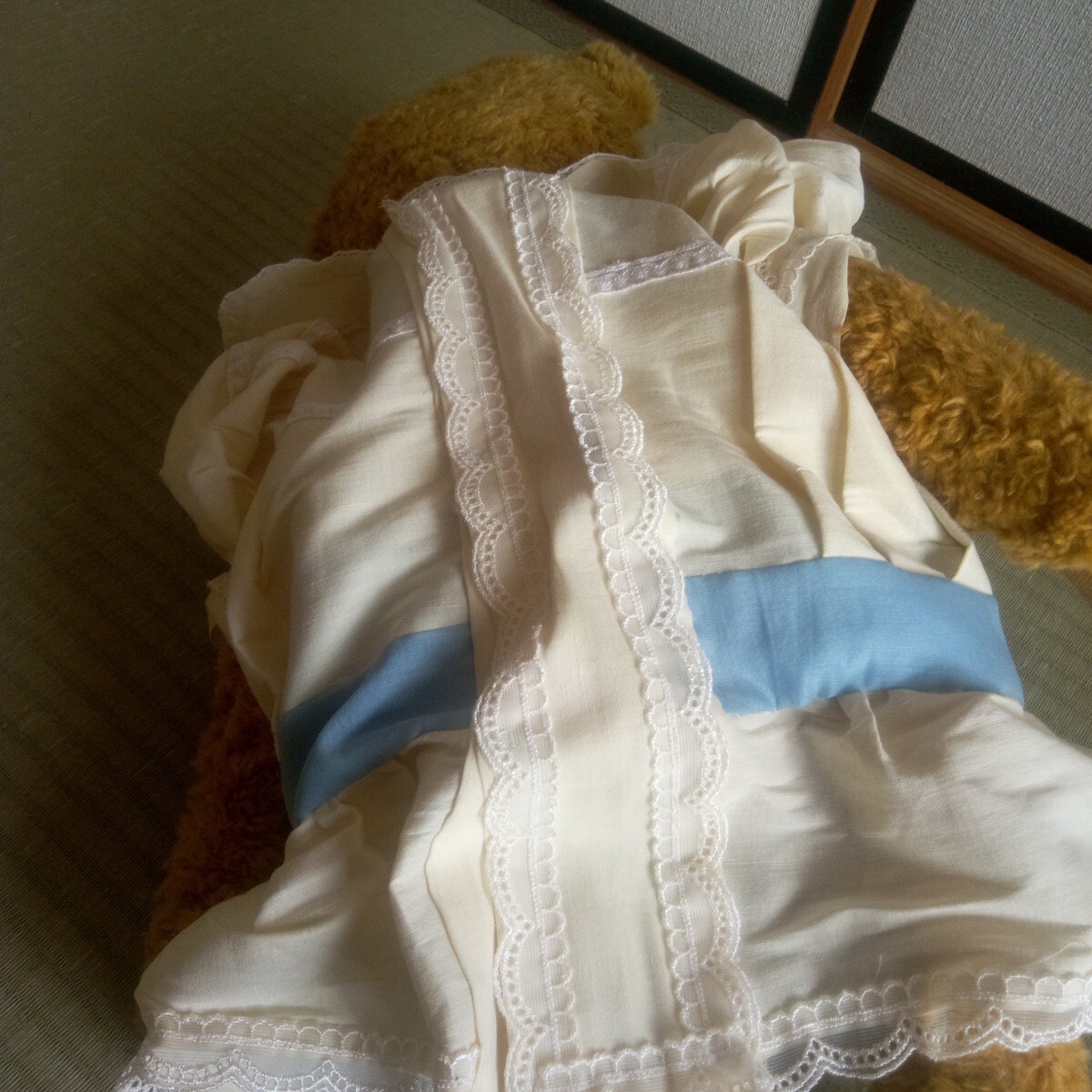 テディベアのドレス&小さなベア2体_画像4