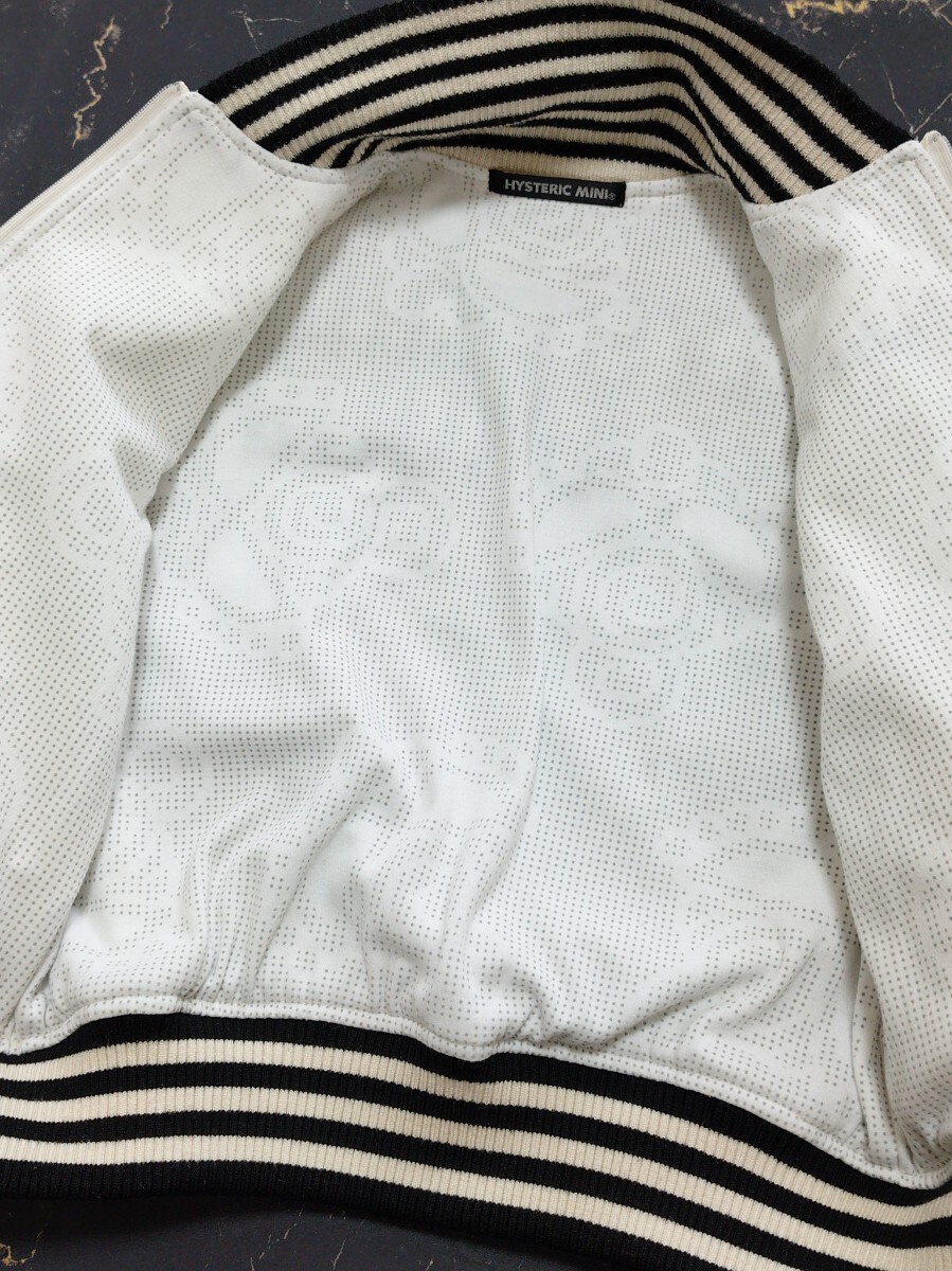 （110㌢）ヒステリックミニ ヒステリックグラマー アウター 刺繍キルティングジャケット ブルゾン スタジャン リバーシブル 2way キッズ_画像3