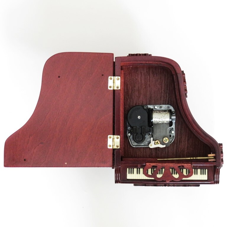  рояль type музыкальная шкатулка искривление глаз : Elise поэтому . рабочее состояние подтверждено Movement : солнечный kyo- производства ширина примерно 11cm× глубина примерно 13cm× высота примерно 9cm