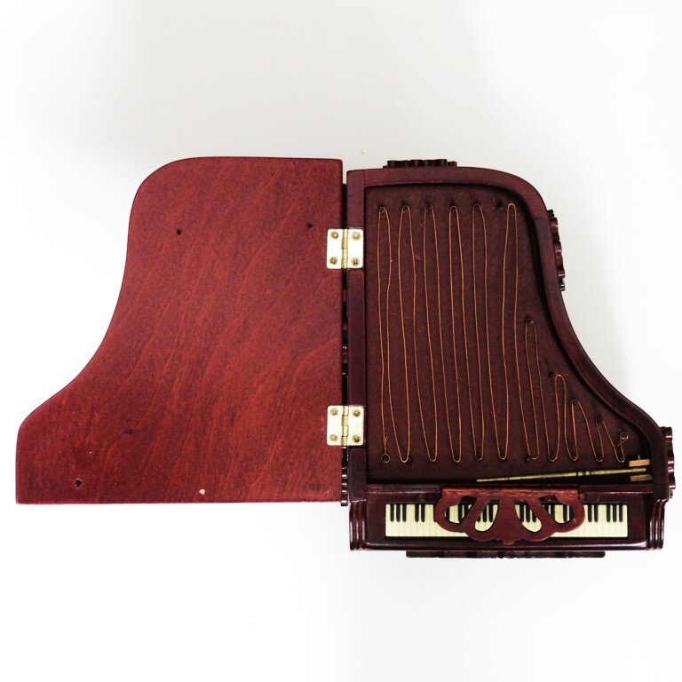  рояль type музыкальная шкатулка искривление глаз : Elise поэтому . рабочее состояние подтверждено Movement : солнечный kyo- производства ширина примерно 11cm× глубина примерно 13cm× высота примерно 9cm