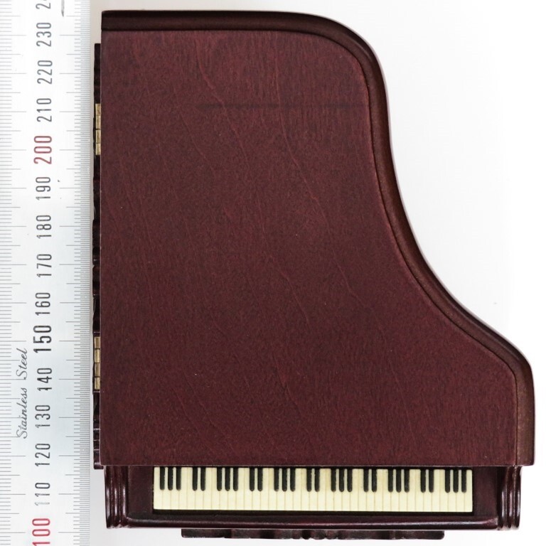  рояль type музыкальная шкатулка искривление глаз : Elise поэтому . рабочее состояние подтверждено Movement : солнечный kyo- производства ширина примерно 11cm× глубина примерно 13cm× высота примерно 9cm