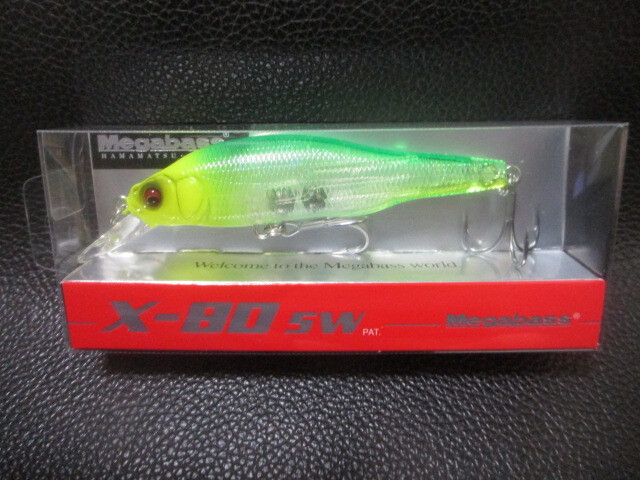 （F.BIG-2）メガバス　X-80SW・SPカラー　スパークリングチャートヘッド　新品未使用！　_画像1
