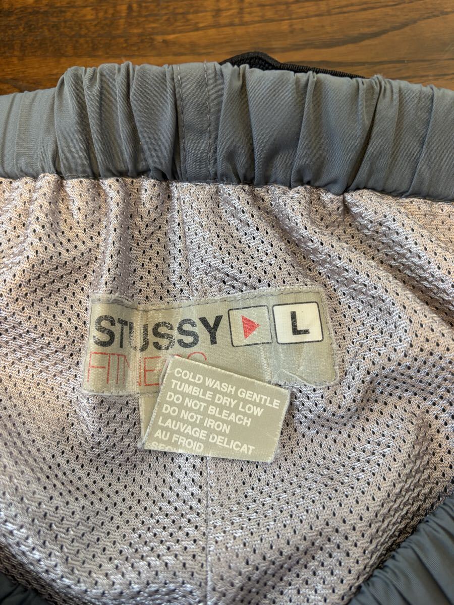 レア 正規品 当時物 stussy ナイロンパンツ ライトグレー_画像3