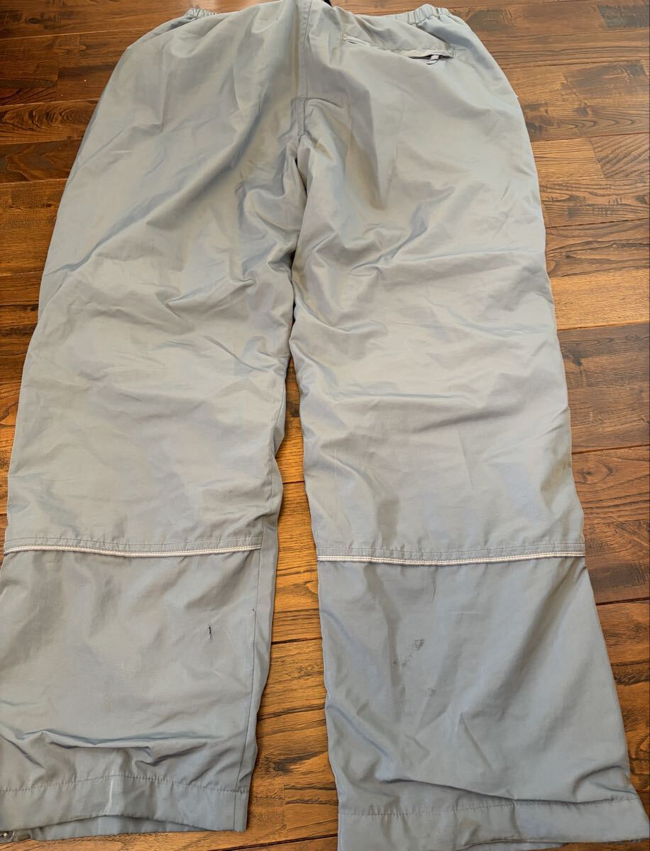 レア 正規品 当時物 stussy ナイロンパンツ ライトグレー_画像2