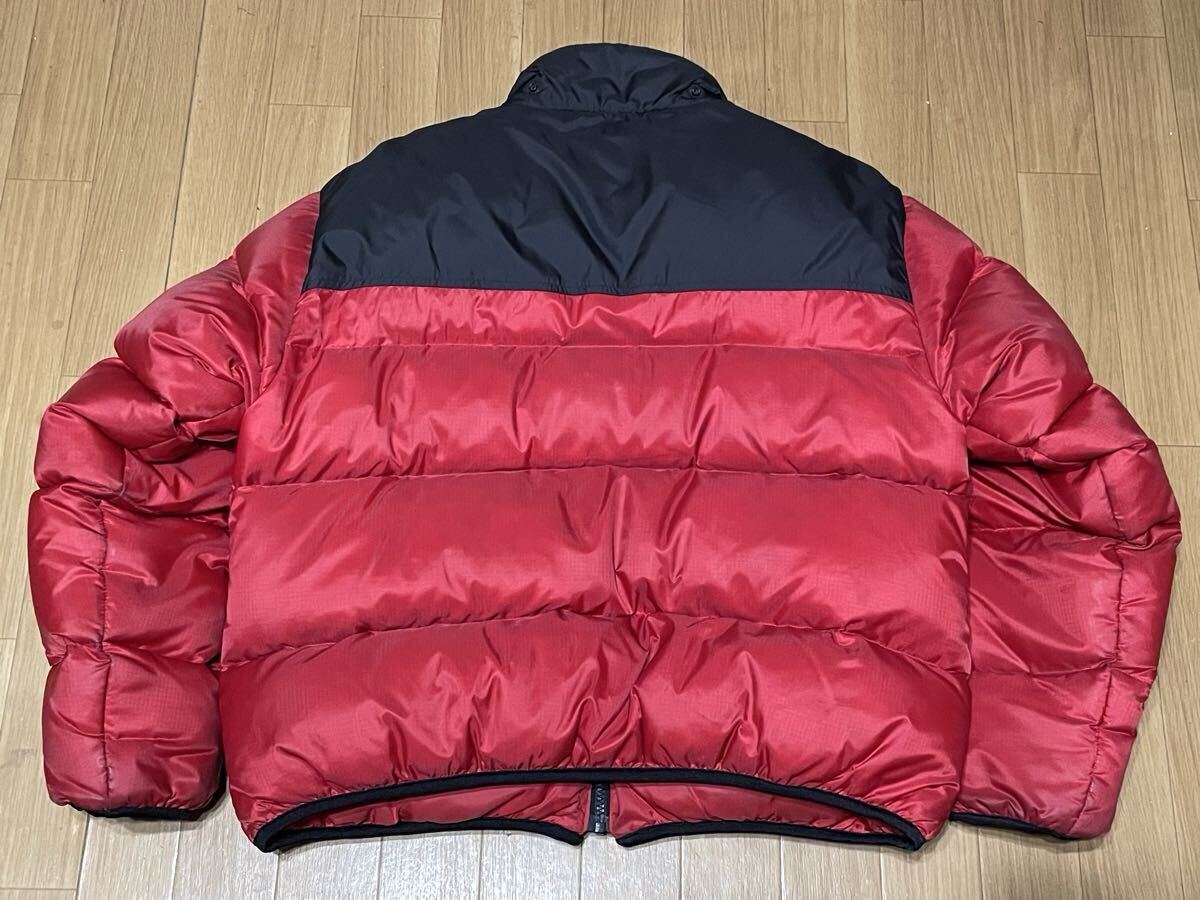 美品 希少 廃盤 90s ダウンジャケット レッド ブラック Mサイズ 赤 黒 ノースフェイス ヌプシ NORTH FACE Nuptse jacket サチモス_画像3