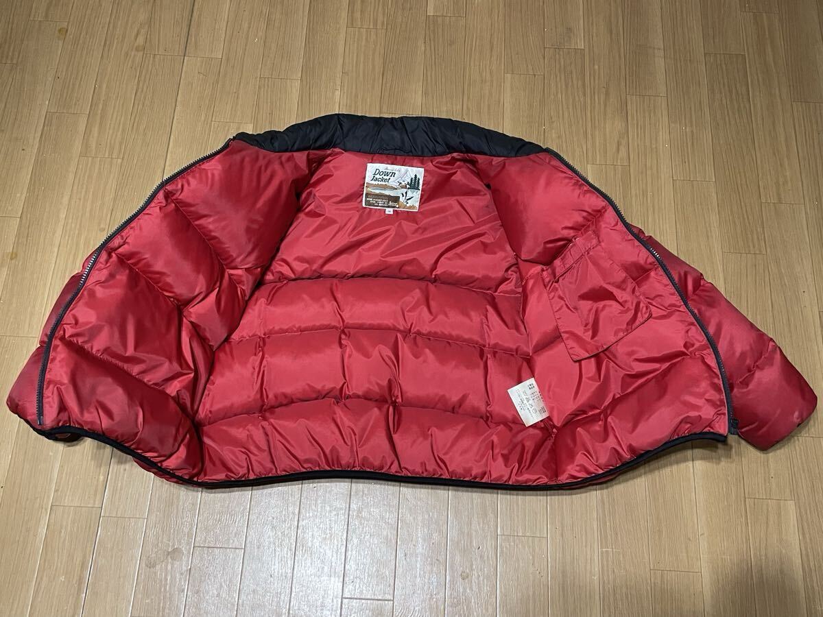 美品 希少 廃盤 90s ダウンジャケット レッド ブラック Mサイズ 赤 黒 ノースフェイス ヌプシ NORTH FACE Nuptse jacket サチモス_画像4