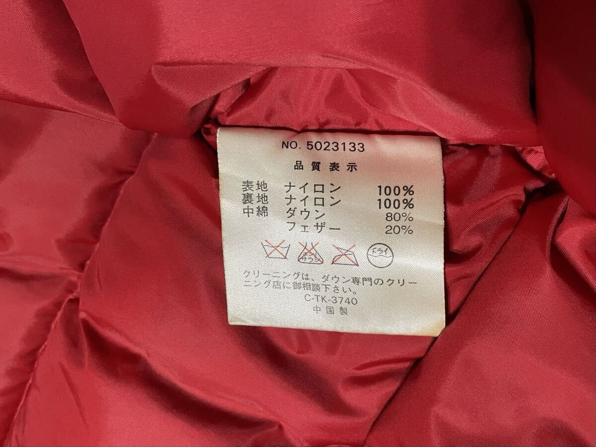 美品 希少 廃盤 90s ダウンジャケット レッド ブラック Mサイズ 赤 黒 ノースフェイス ヌプシ NORTH FACE Nuptse jacket サチモス_画像6