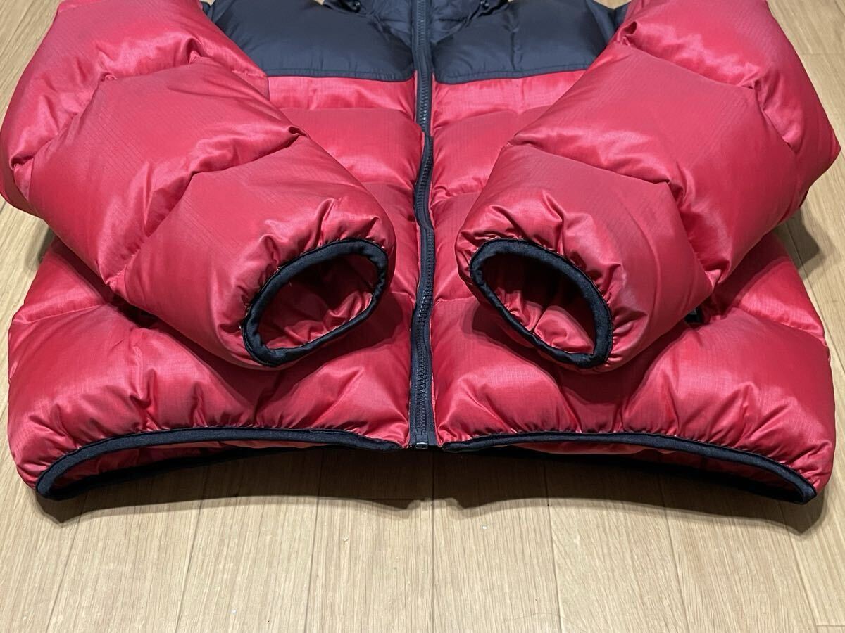 美品 希少 廃盤 90s ダウンジャケット レッド ブラック Mサイズ 赤 黒 ノースフェイス ヌプシ NORTH FACE Nuptse jacket サチモス_画像7