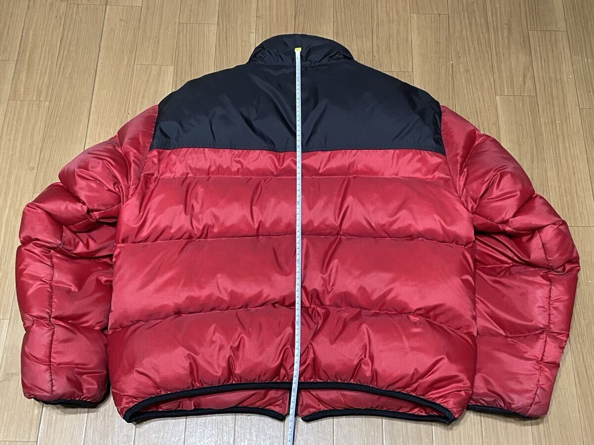 美品 希少 廃盤 90s ダウンジャケット レッド ブラック Mサイズ 赤 黒 ノースフェイス ヌプシ NORTH FACE Nuptse jacket サチモス_画像10