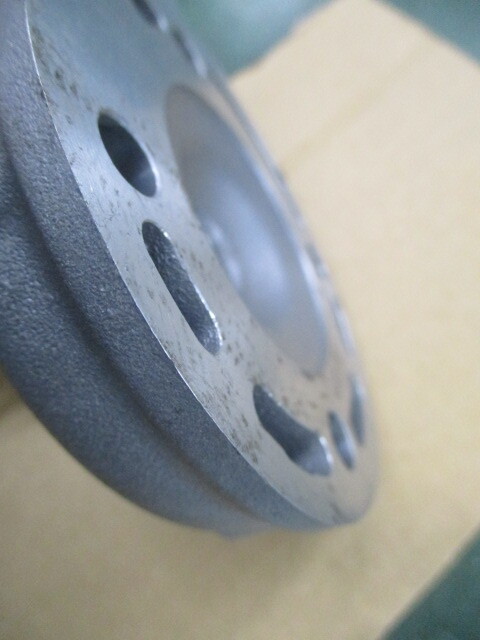 ホンダ CR80 CR85 純正シリンダーヘッド 新品 モトクロッサー S8 S85 MH80 新品シリンダーヘッド 箱無し 2スト レーサー 良品_画像8