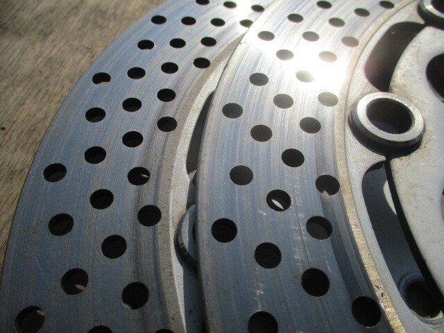 スズキ RGV250Γ RGV250ガンマ `88~`89RGV250ガンマ VJ21A 純正フロントブレーキ ディスクローター ディスクプレート 左右セット_画像7