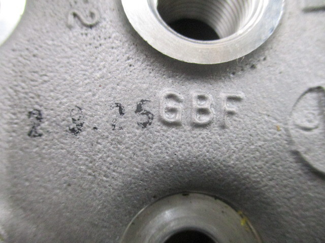 ホンダ CR80 CR85 純正シリンダーヘッド 新品 モトクロッサー S8 S85 MH80 新品シリンダーヘッド 箱無し 2スト レーサー 良品_画像3