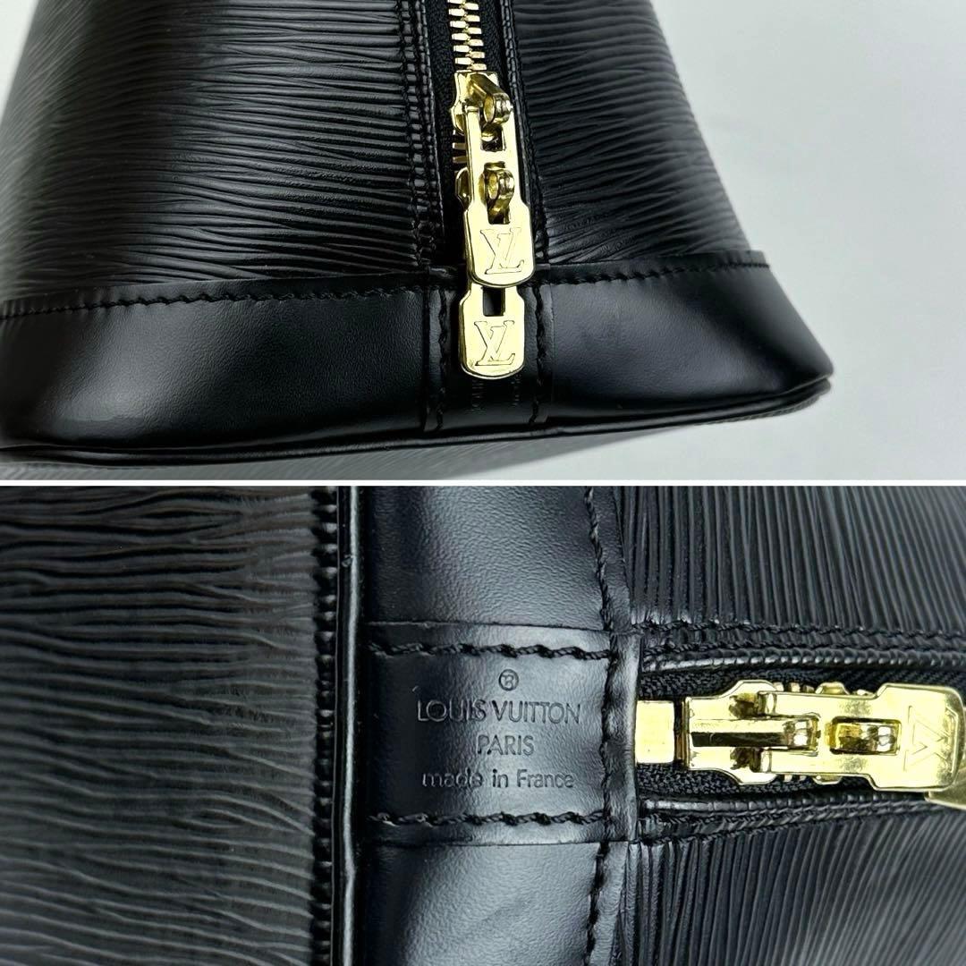 美品 LOUIS VUITTON ルイヴィトン エピ アルマPM ハンドバッグ トートバッグ M52142 ビジネス フォーマル 男女兼用 ゴールド金具 黒 レザー_画像8