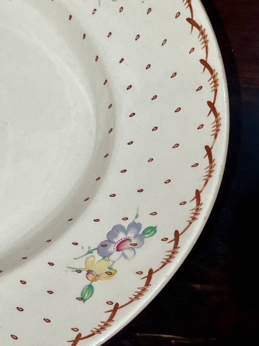 SusieCooper　スージークーパー　プランタンスプレイ　オーバルプレート　36㎝×28㎝　ヴィンテージ　_画像9