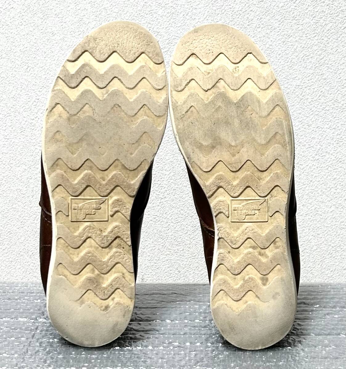 【9.5/D】9111 RED WINGレッドウィング★ハーレー ninja gpz FATBOYショベル softail★匿名配送★TOPGUN バイク ライダース_画像5