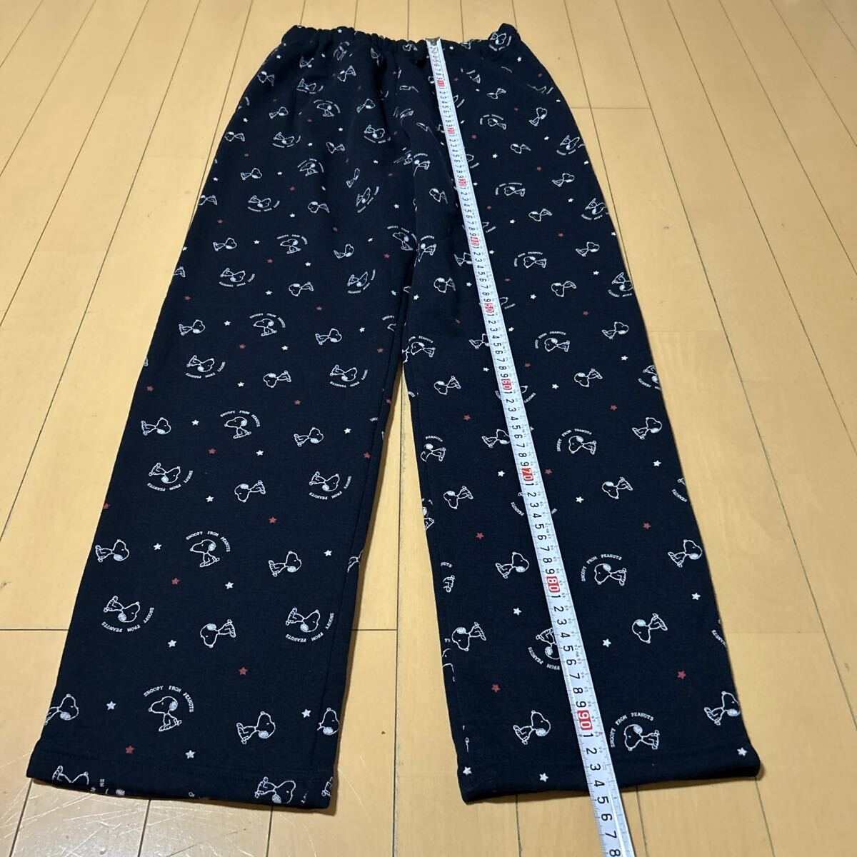 新品未使用スヌーピーSNOOPY裏起毛レディースLネイビーパジャマピーナッツ パジャマ_画像8