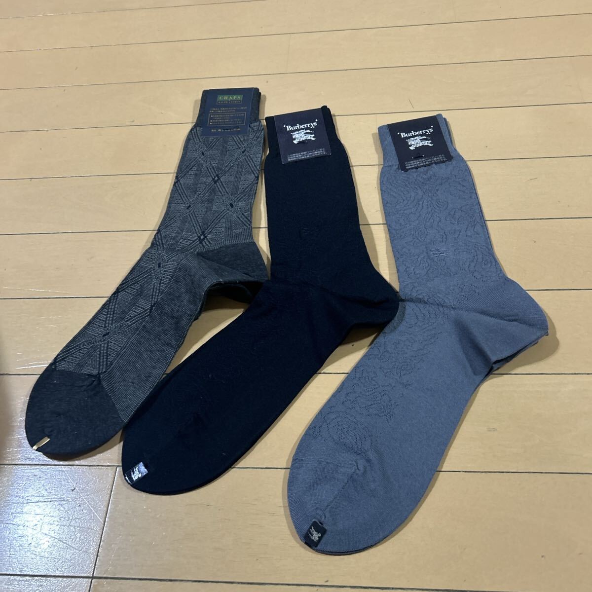  новый товар не использовался деловые носки продажа комплектом 3 пара Burberry CHAPS Ralph Lauren деловые носки Burberrys