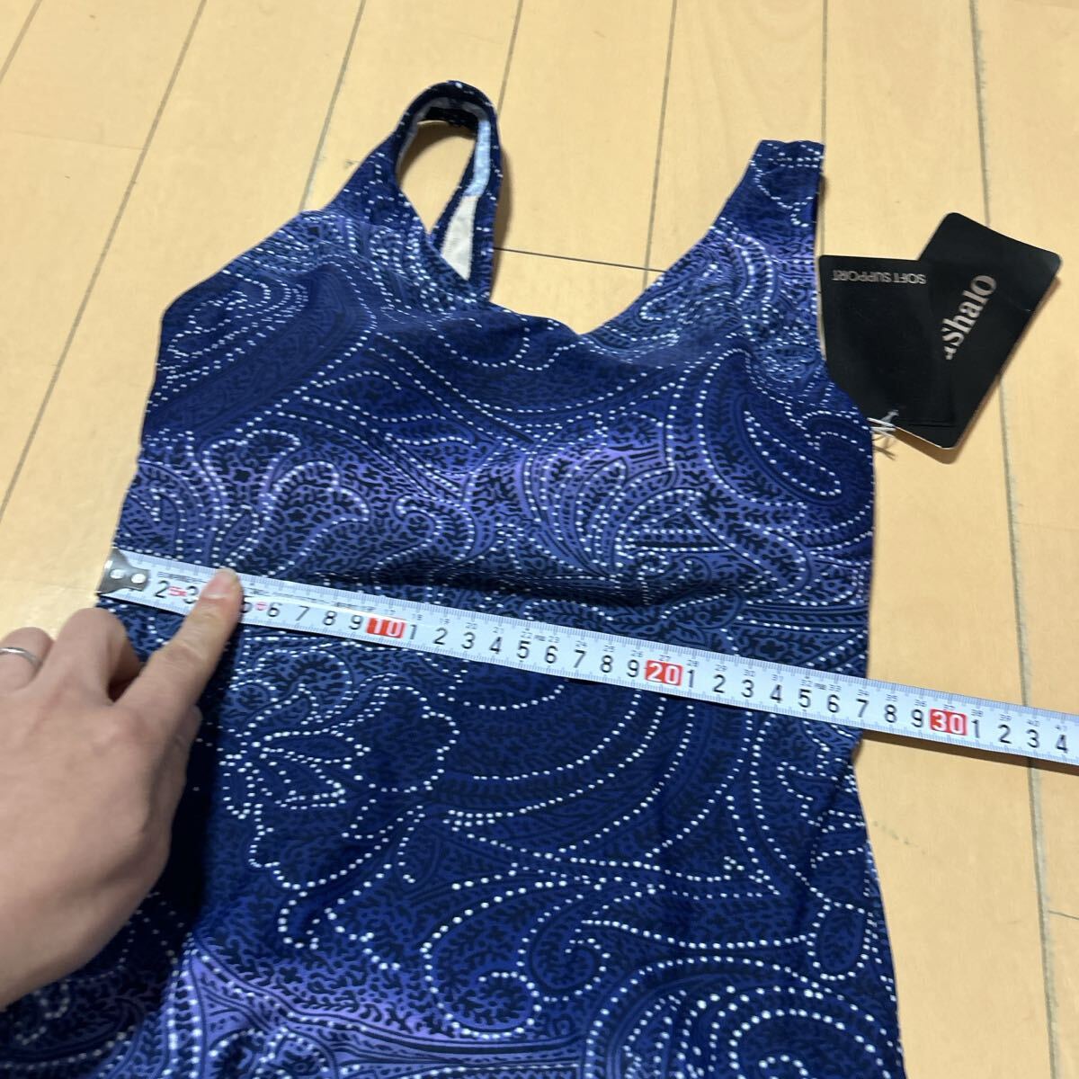 新品未使用MashaloレディースL水着ワンピーススイミング競泳用プール_画像3