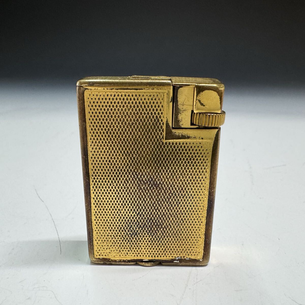 ヴィンテージ dunhill ダンヒル オイルライター ゴールドカラー 喫煙具_画像2