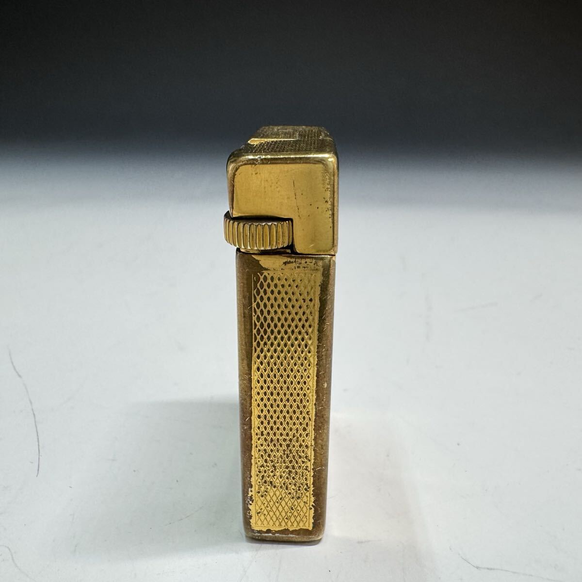ヴィンテージ dunhill ダンヒル オイルライター ゴールドカラー 喫煙具_画像3