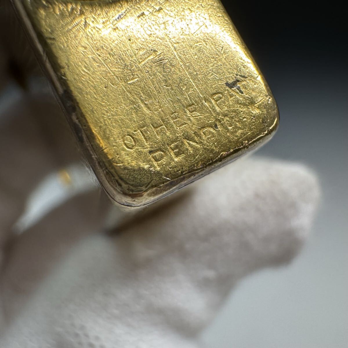 ヴィンテージ dunhill ダンヒル オイルライター ゴールドカラー 喫煙具_画像8