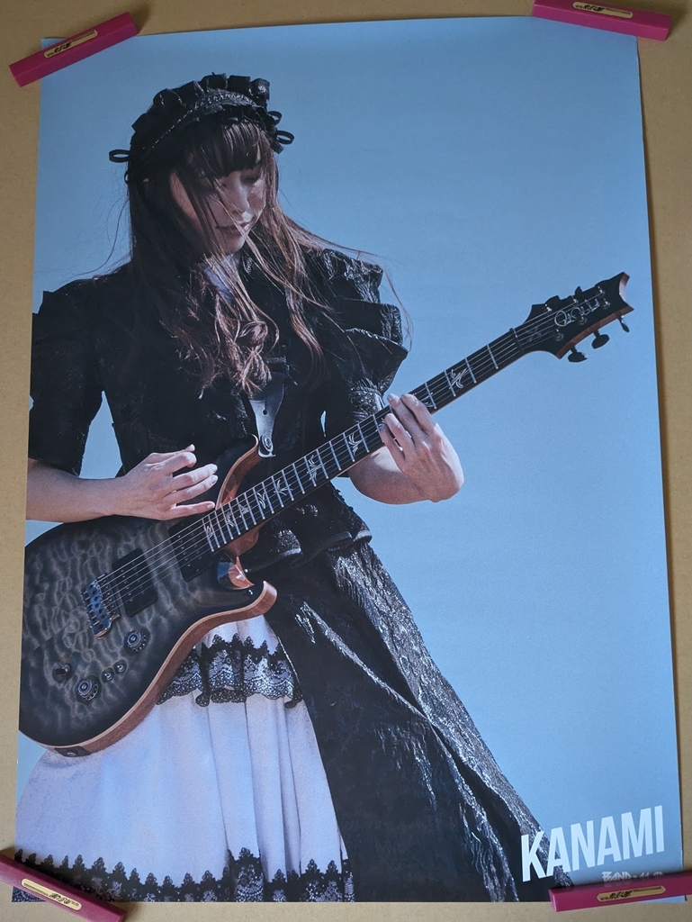 ★BAND-MAID★KANAMI★ソロポスター★BAND-MAID TOUR 2025 Final Round★B2サイズ★SCOOOOOP★Present Perfect★バンドメイド★_画像1